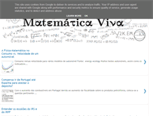 Tablet Screenshot of matematicaviva.pt
